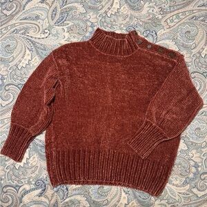 Grace & Lace Turtleneck Sweater - Rich Burgundy